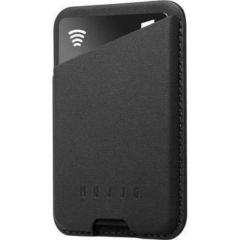 Mujjo MagWallet Leather Card Holder with MagSafe - кожен портфейл (джоб) за прикрепяне към iPhone с MagSafe (черен)