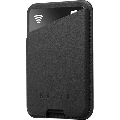 Mujjo MagWallet Leather Card Holder with MagSafe - кожен портфейл (джоб) за прикрепяне към iPhone с MagSafe (черен)