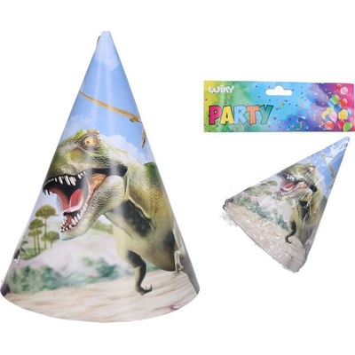 Wiky Párty kloboučky Dino 15 cm 6 ks – Zbozi.Blesk.cz