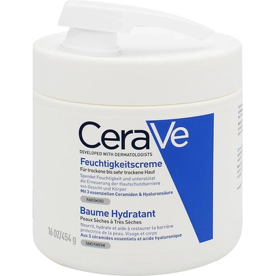 CeraVe Moisturising Cream with Pump hydratační krém pro suchou až velmi suchou pokožku s pumpičkou 454 ml