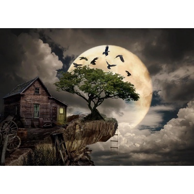 Enjoy - Puzzle A Log Cabin on a Cliff 1000 - 1 000 piese
