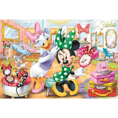 Trefl - Puzzle Minnie in Beauty Parlour 100 - 100 piese