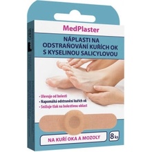 MedPharma MedPlaster Náplasť NA KURIE OKÁ A MOZOLE 8 ks