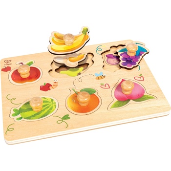 Hape Дървен пъзел Hape International - Плодове, 13 части (H1654)