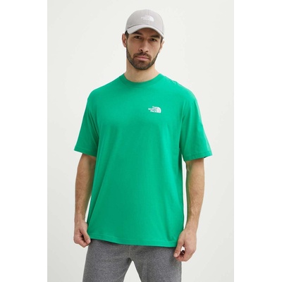 The North Face Памучна тениска The North Face Essential в зелено с апликация NF0A87NRPO81 (NF0A87NRPO81)