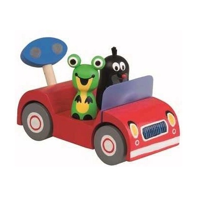 Detoa Krtek na výletě červené auto