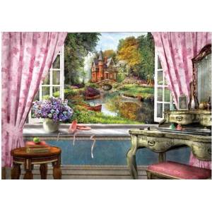 Art Puzzle - Puzzle The Chateau in my Window - 1 500 piese