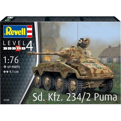 Revell Sd.Kfz 234/2 Puma Model Set obrneného vozidla 1:76
