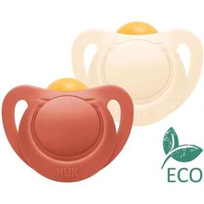Nuk for Nature latex dudlík 2ks červená