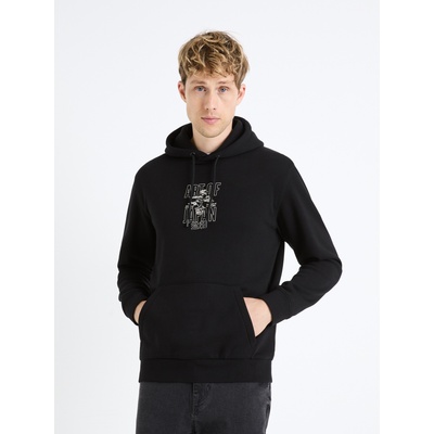 Celio Черен мъжки пуловер с качулка Celio Fejabowl Celio | Cheren | МЪЖЕ | S