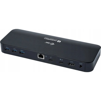 i-Tec Thunderbolt 3/USB-C Dual 4K Docking Station + USB-C to DisplayPort Cable (1,5 m) + Power Delivery 60W TB3HDMIDOCKPD