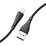 Xmart Lightning кабел Xmart Mamba Series, 1.2м, Черен (10476)