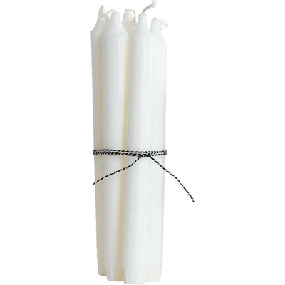 House Doctor Bílá svíčka 24cm - set 5 ks