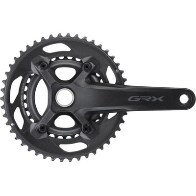 SHIMANO kliky s převodníkem - GRX RX600 172,5mm 46/30 - černá – Zboží Dáma