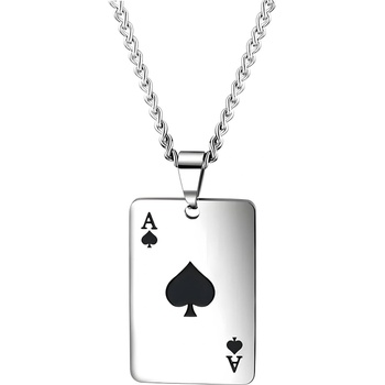 HARAHU Колие sp-34156 - Сребристо / Черно kp34156 (sp-34156)