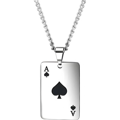 HARAHU Колие sp-34156 - Сребристо / Черно kp34156 (sp-34156)