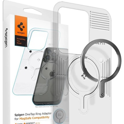 Spigen Адаптер Spigen OneTap, за безжично зареждане, магнитен, MagSafe, матирано черен (20028-0)