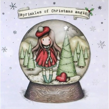Image 1 of Santoro Коледна картичка Santoro Gorjuss - Snowglobe (XGJ006)