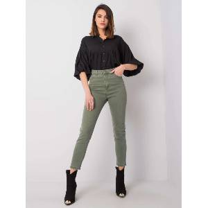 Rue Paris Дамски дънки модел 319-SP-6056.43 Rue Paris цвят каки