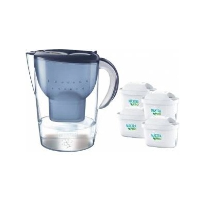 BRITA Marella + 4 filters MAXTRA PRO Pure Performance blue