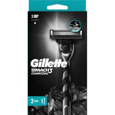 Maják Gillette MACH3 Charcoal str.+2náhr.břity