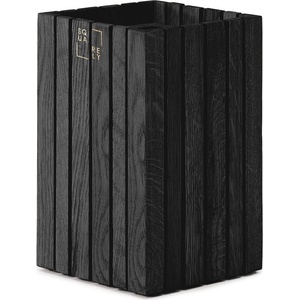 SQUARELY Самонаторяваща се саксия за цветя GrowSMALL черно-пепелява (105-2A3)
