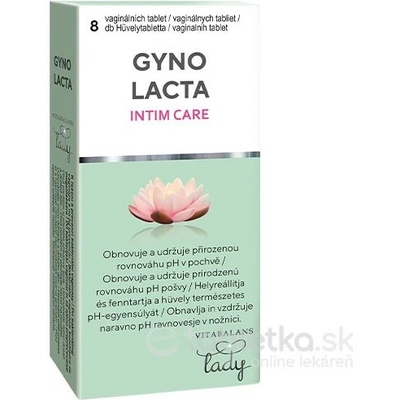GynoLact vaginálne tablety 8 ks