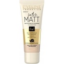 Eveline Cosmetics Satin Matt zmatňujúci make-up s extraktom zo slimáka 104 Beige 30 ml