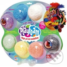 PlayFoam Plastelína guličková s doplnkami 7 farieb na karte 34x28x4cm