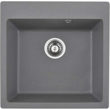 Inter Ceramic Гранитна кухненска мивка 5050 СИВА (5050gray)
