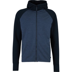 Stoic Мъжко вълнено яке Stoic MerinoFleece260 FlenSt. Zip Hoody Merino hoodie - Dark Navy / Dark Navy Melange - размер 3XL (005-6570-0416)