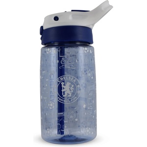 Team Kids' 480ml Plastic Football Water Bottle - Chelsea