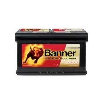Image 1 of Banner Running Bull AGM 80Ah 800A right+