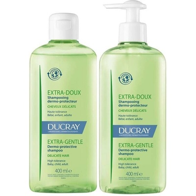 Ducray Extra-Gentle Dermo-Protective Shampoo ochranný šampon pro citlivé vlasy 2 x 400 ml