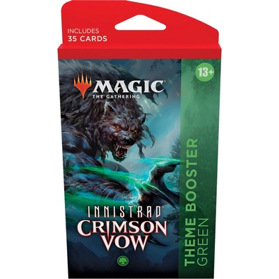 Wizards of the Coast Magic The Gathering Innistrad Crimson Vow Theme Booster Zelená