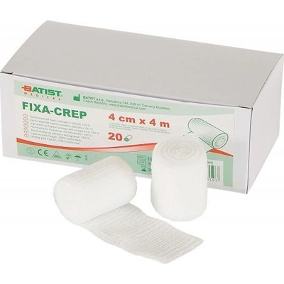 MEDICAL Fixa-Crep, 4 cm x 4 m, obinadlo vysoce elastické, fixační 20 ks