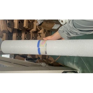  САМОЗАЛЕПВАЩ pvc ТАПЕТ | Цвят: Любовна пеперуда Цвете (бяло)| ДЕСЕН: ПРИНТИРАН ЛЕН | РАЗМЕР : 50СМ*2.8М*2мм (Любовна пеперуда Цвете)