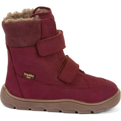 Froddo Детски зимни ботуши Froddo Kid's Zeru Tex Winter Barefoot Winter boots - Bordeaux - размер 24 (EU) (702-4812-0111)