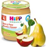 Hipp Био пюре Круши с ябълки 4м+ 125г