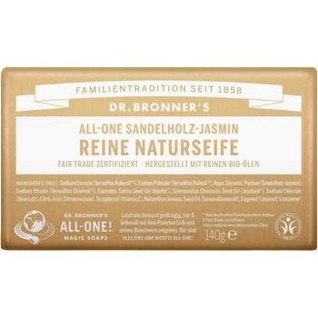 Dr. Bronner's Сапун - сандалово дърво и жасмин - 140 г