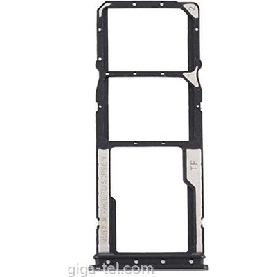Xiaomi Redmi 9A, 9C SIM tray černý, držák, šuplík