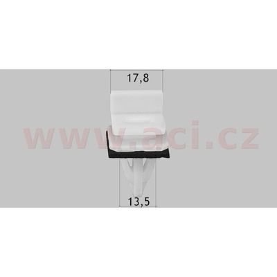 plastová příchytka (sada 5 ks) UP 71193Z