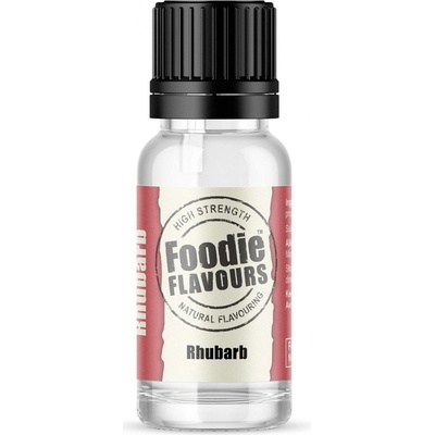 Foodie Flavours Prírodná koncentrovaná vôňa 15 ml rebarbora