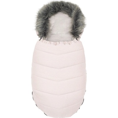 New Baby s kožúškom dusty pink