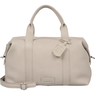 Burkely Soft Skylar dámska kožená kabelka taška cez rameno 34 x 19 cm sivá