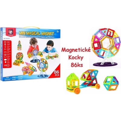JOKO Magnetická stavebnica 86ks
