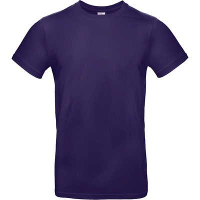 B&C Collection B&C E190 / Мъжка тениска от плътен памук - градско лилаво M (01003Tu3902)