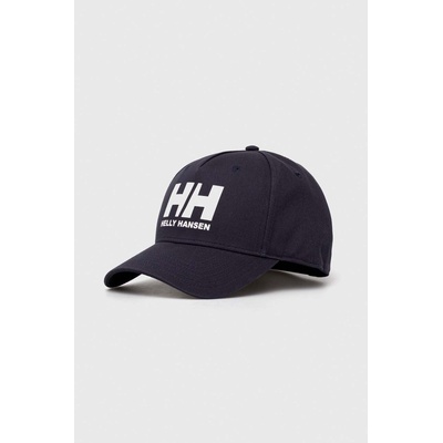 Helly Hansen Памучна шапка с козирка Helly Hansen Czapka HH Ball Cap 67434 001 в тъмносиньо с принт 67489 67434 (67434)