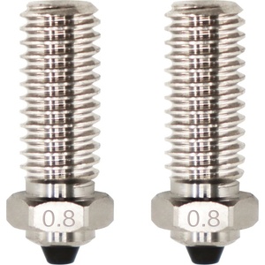 QIDI Tech Биметална дюза за X-Smart 3/X-Plus 3/X-Max 3/Q1-Pro - Комплект от 2 бр. - 0, 8 mm (728683350075)