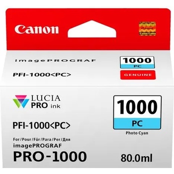 Canon PFI-1000PC Photo Cyan (BS0550C001AA)